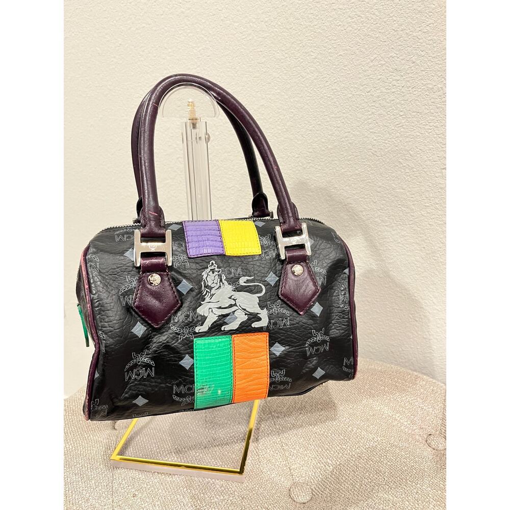MCM vintage lion princess Boston bag - Picture 2 of 13